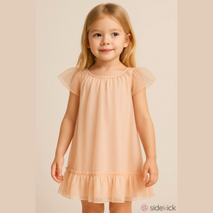 Little Girls Blush Pink Dress